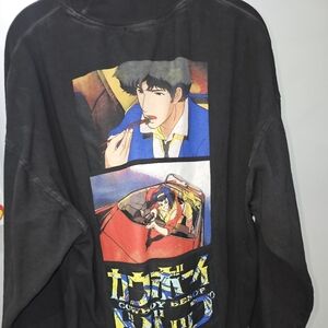 Urban Outfitters Black Graphic Crewneck Sweater